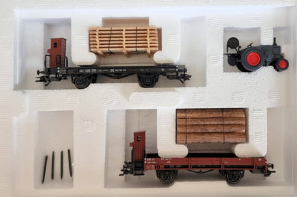 Marklin 47905 HO Boxed Car set "Mobiles Sawmill" the DB MHI special model