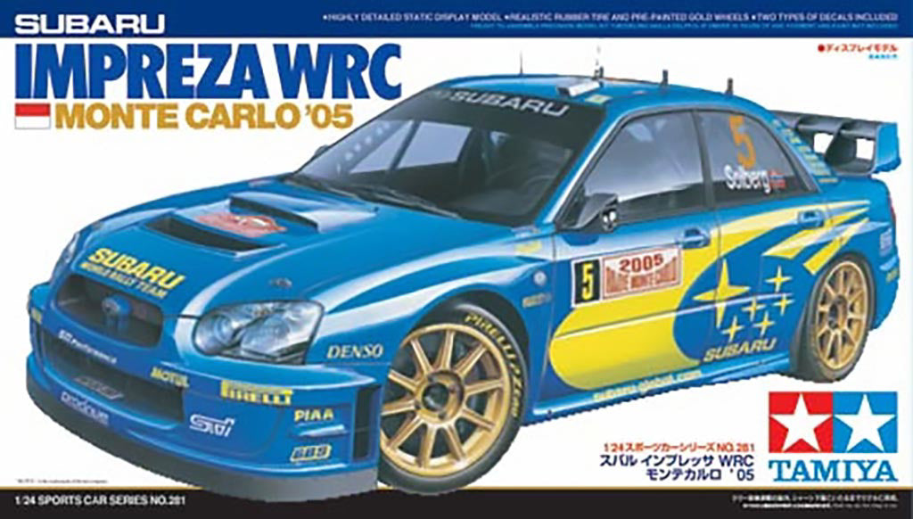 Tamiya 24281 1/24 Subaru Impreza WRC Monte Carlo ‘05 - Chester Model Centre