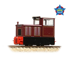 Bachmann Narrow Gauge 392-027 Baguley-Drewry 70hp Diesel Lined Crimson