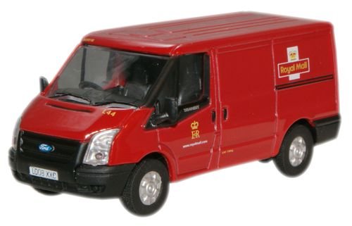 Oxford Diecast 76FT002 Royal Mail New Ford Transit Van (L Roof)