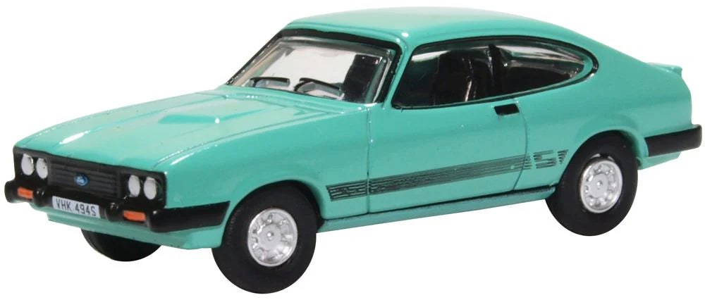 Oxford Diecast 76CAP009 Ford Capri MkII Peppermint Sea Green