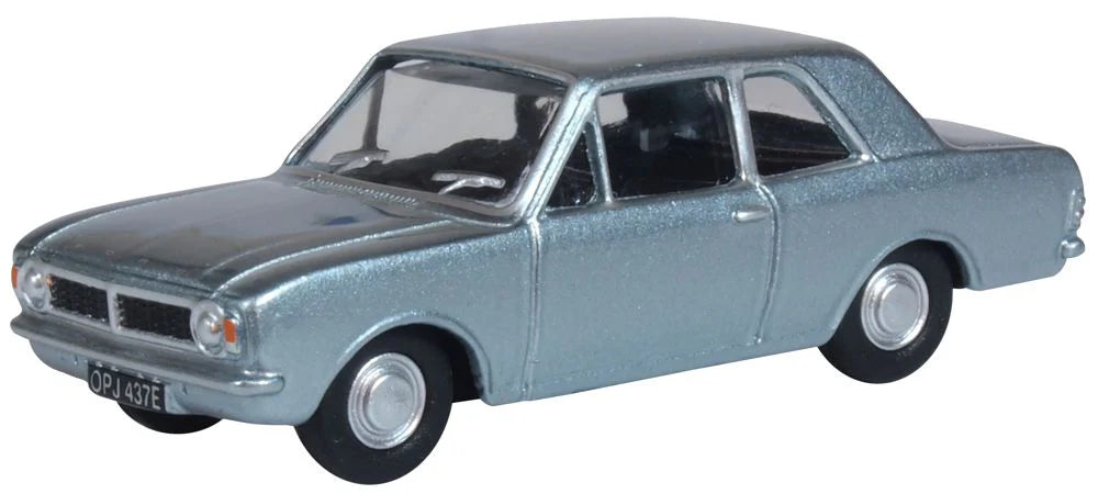 Oxford Diecast 76COR2009 Ford Cortina MkII Blue Mink