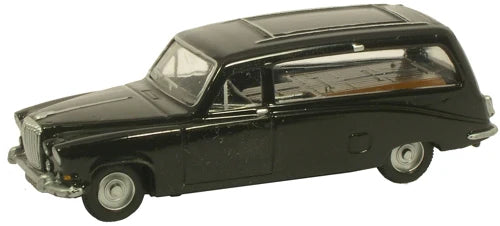 Oxford Diecast Daimler DS420 Black Hearse - 1:76 Scale