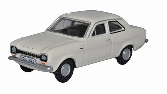 Oxford Diecast 76FE003 Ford Escort Mk1 Ermine White