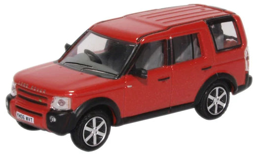 Oxford Diecast Land Rover Discovery 3 Rimini Red Metallic