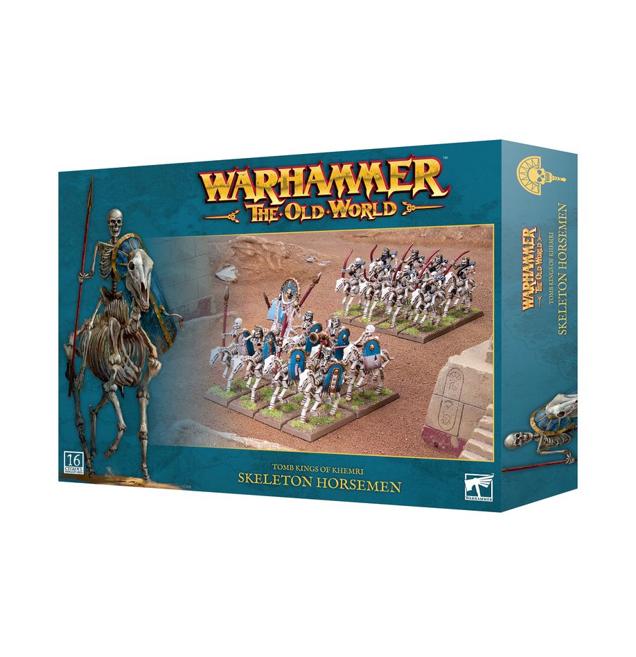 Warhammer Old World Tomb Kings Skeleton Horsemen PRE-ORDER RELEASE 16th MARCH 2024 - Chester Model Centre