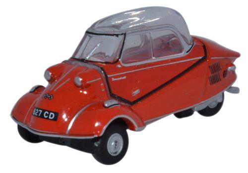 Oxford Diecast Messerschmitt KR200 Bubble Car Rouge Sarde - 1:76 Scale - Chester Model Centre