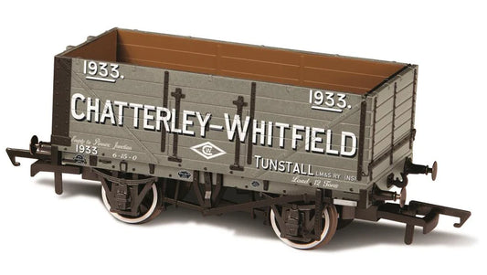 Oxford Rail OR76MW7028 7-plank open wagon "Chatterley - Whitfield, Tunstall"