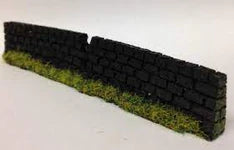 PW3DBDAM “OO” Old Damaged Dark Brown Garden Walling