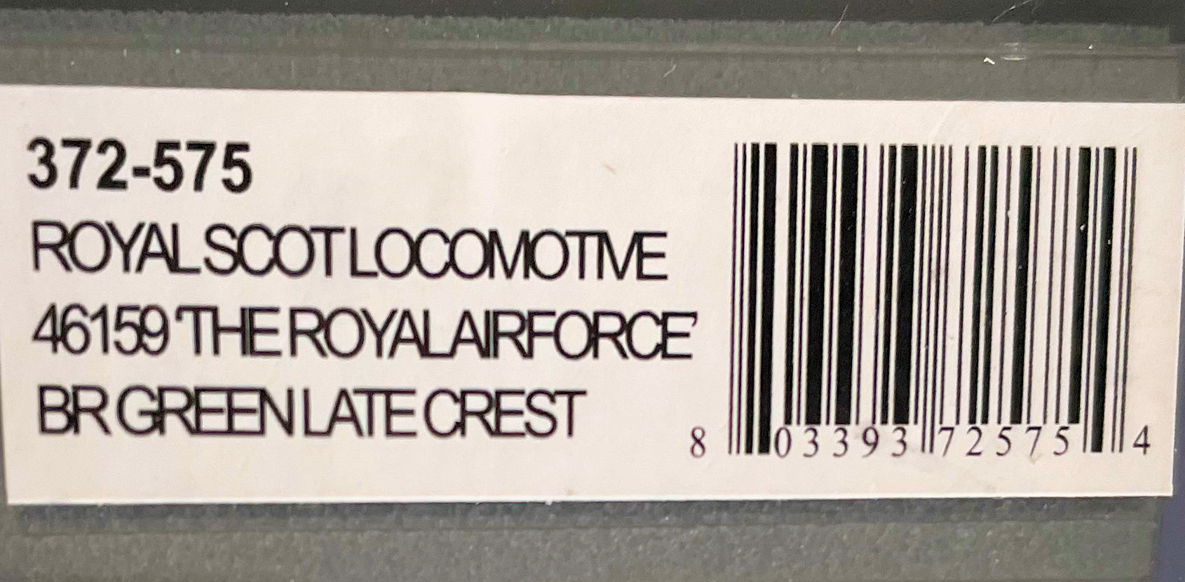 Graham Farish 372-575 Royal Scot Locomotive 46159 'The Royal Air Force' BR Green Late Crest - Chester Model Centre