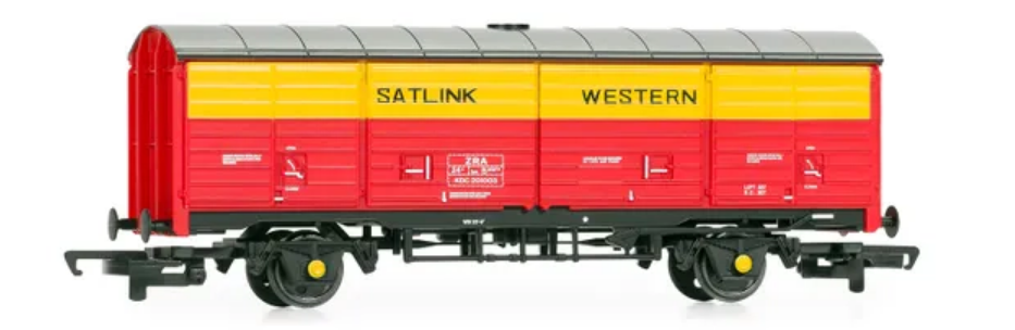 Hornby R60229 RailRoad Satlink Western, 45t ZRA Closed Van, KDC201003 - Era 8