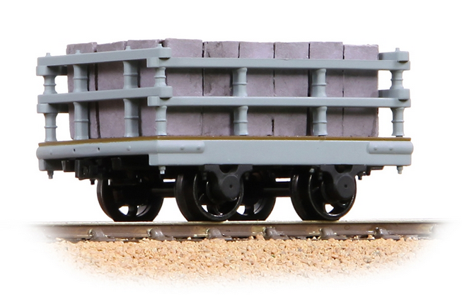 Bachmann 73-027 Dinorwic Slate Wagon With Sides Grey With Load