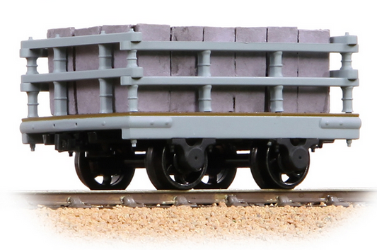 Bachmann 73-027A Dinorwic Slate Wagon With Sides Grey With Load