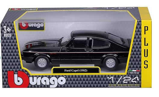 Bburago Ford Capri (1982) - Black - Scale 1/24