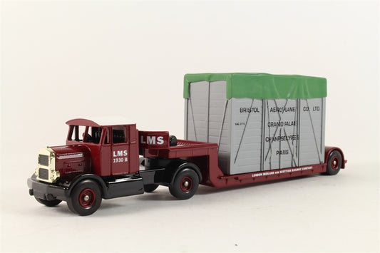 Lledo Collectibles DG112001 Scammell Tractor with Artic Low Loader and Crated Load-LMS