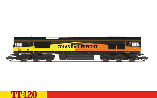 Hornby TT3019M Colas Rail, Class 66, Co-Co, 66850, 'David Maidment OBE' - Era 11