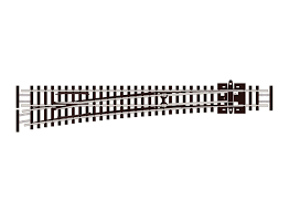 PECO SL-E389F Large Radius L/H Electrofrog - Chester Model Centre