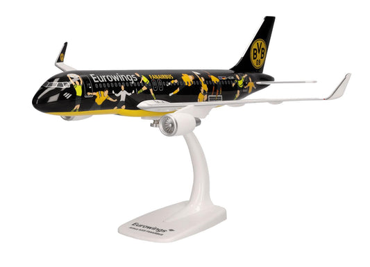 Herpa 1/100 Snapfit Airbus A320 Eurowings BVB Fanairbus