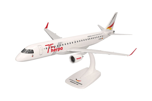 Herpa 1/100 Snapfit Embraer E190 German Airways Herpa 75yrs