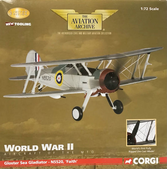 Corgi AA36203 Gloster Sea Gladiator N5520 ‘Faith’