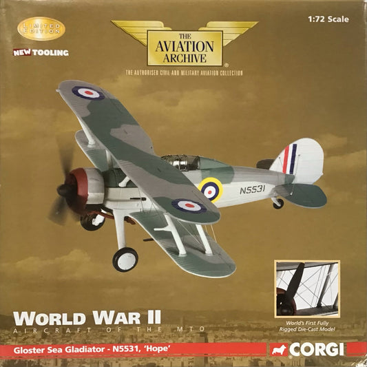 Corgi AA36203 Gloster Sea Gladiator N5531 'Hope'