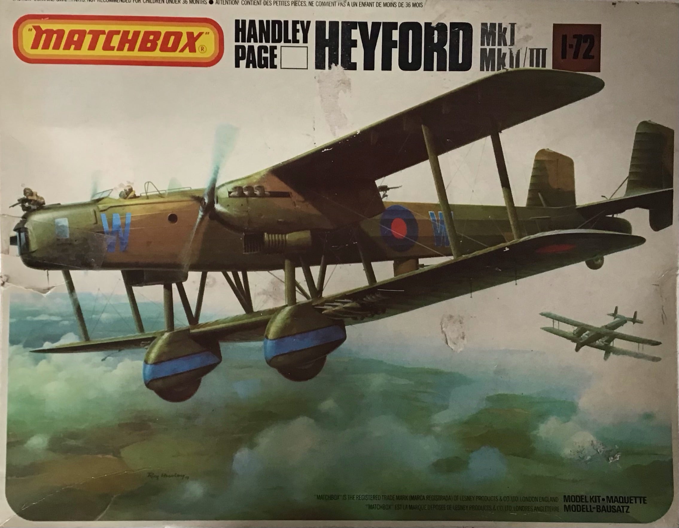 Matchbox Handley Page Heyford MkI MkII MkIII 1 72 Chester Model Centre