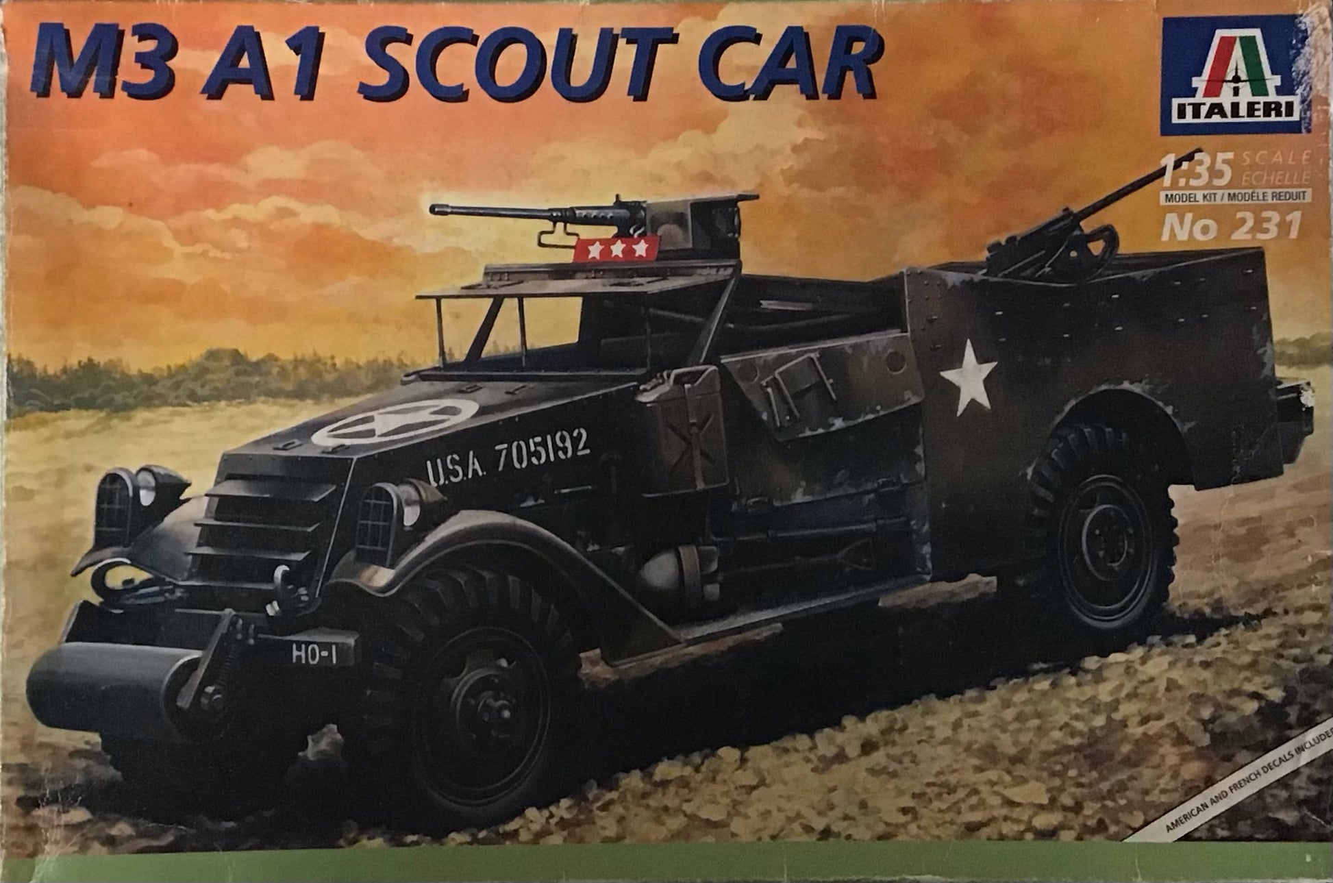 Italeri M3 A1 Scout Car 1/35 - Chester Model Centre