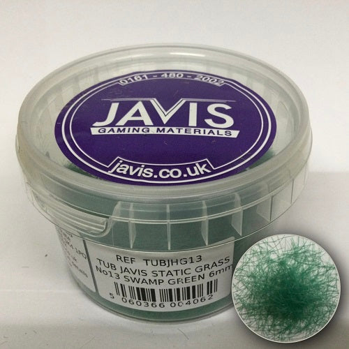 Javis STATIC GRASS No 13 SWAMP GREEN 6mm - Chester Model Centre