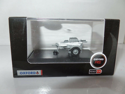 Oxford Diecast Grey NFS Coventry Climax Pump Trailer - 1:76 Scale 76CCP001