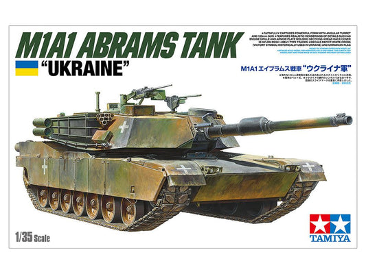 Tamiya 1:35 M1A1 Abrams Tank "Ukraine" - Chester Model Centre