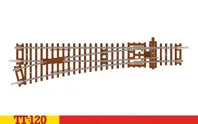 Hornby TT8008 Left Hand Point 166mm 15° 631mm - Chester Model Centre